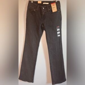 Levi’s NWT Superlow Bootcut Jeans 25x32 Black Wash Low Rise Bootcut
